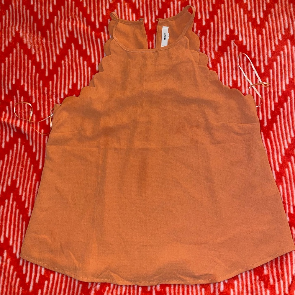 Orange tank top